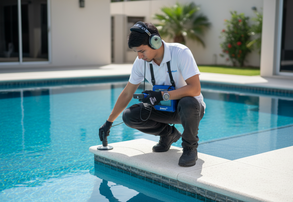 Home detección en piscinas